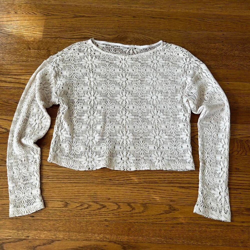 White Crochet Blouse- Boho Blouse